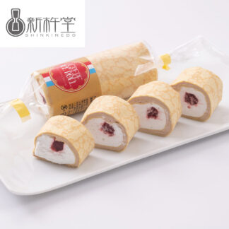 岐阜 新杵堂 クレープアイスロール 8本入 ワンハンドスイーツ