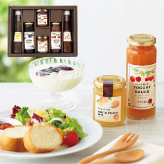 山形 たかはた果樹園 ジャム＆ヨーグルトソース ドレッシングセット 送料無料