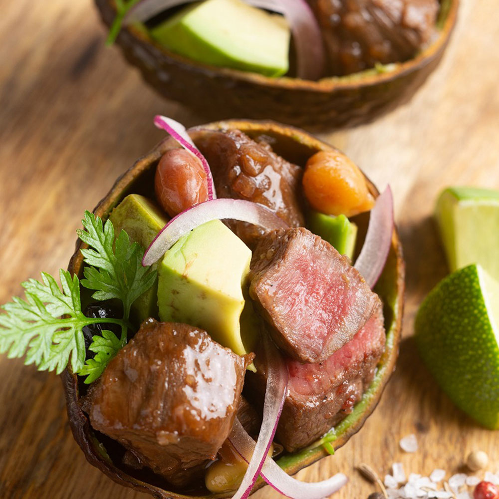 神戸牛ひとくちステーキ150g×5 赤ワイン仕込み レンジ調理OK - 画像 (3)