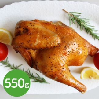 川俣シャモ ローストハーフ 550g 福島県産 地鶏 鶏肉 冷凍