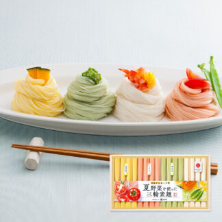 奈良 池利 夏野菜三輪素麺 詰め合わせ 送料無料 そうめん