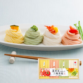 奈良 池利 夏野菜三輪素麺 詰め合わせ 送料無料 そうめん