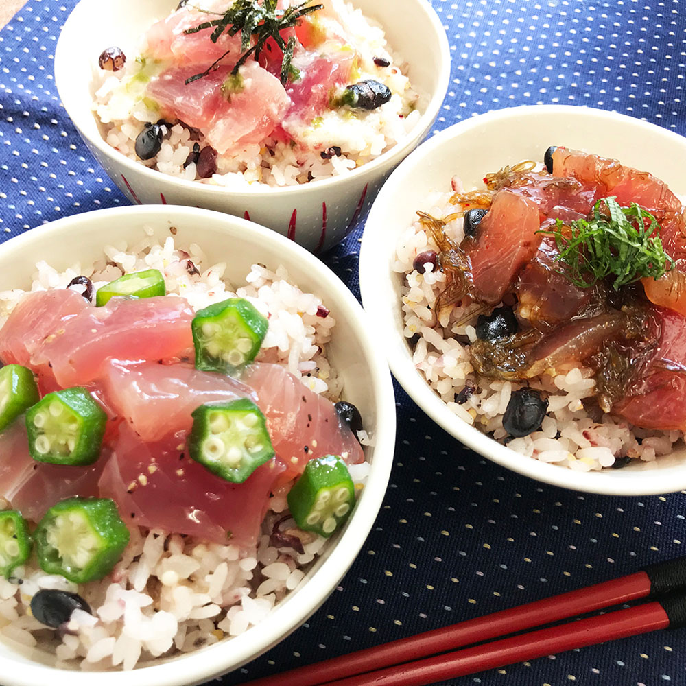 静岡 まぐろ惣菜丼 3種詰合せ 漬け丼 海鮮丼 時短 簡単調理 - 画像 (4)