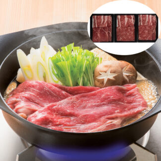 三大銘柄牛すき焼き食べ比べセット(松阪牛・神戸牛・近江牛)