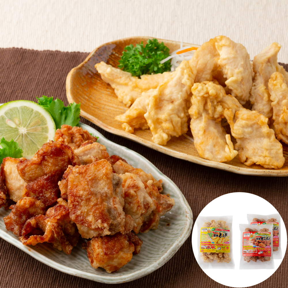 大分名物 とり天&唐揚げセット 500g+300g×2 冷凍