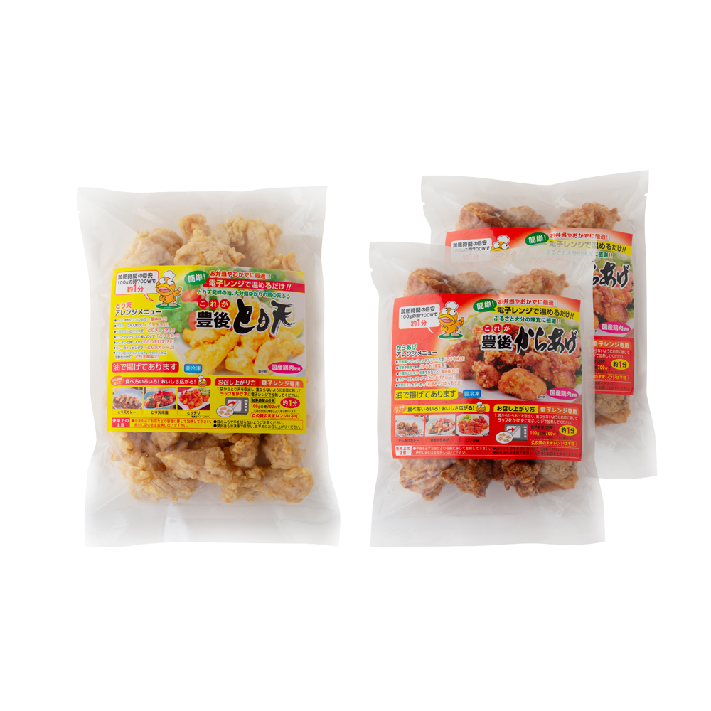 大分名物 とり天&唐揚げセット 500g+300g×2 冷凍 - 画像 (3)