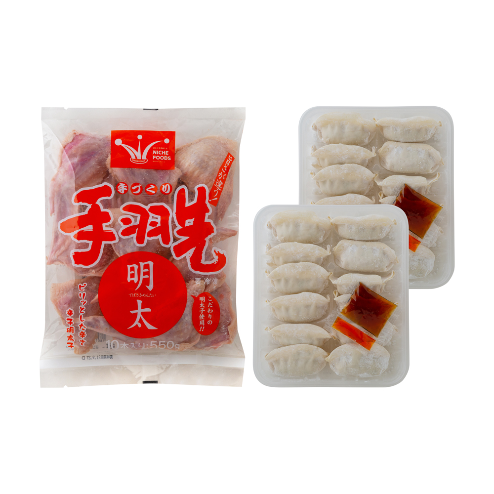 手羽めんたい&黒豚餃子セット 博多名物 手土産 ギフト - 画像 (3)