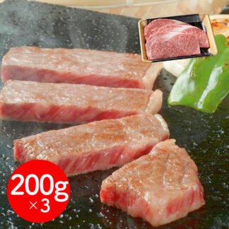 前沢牛ロースステーキ 200g×3枚 岩手 前沢牛オガタ