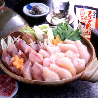 玄海産ふぐちり鍋セット【送料無料】とらふぐひれ付