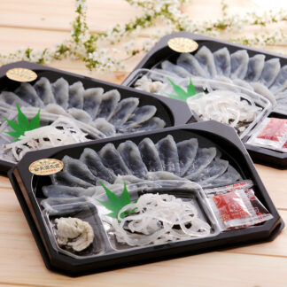 大分豊後産とらふぐ刺身 満喫セット！とらふぐ刺身3皿