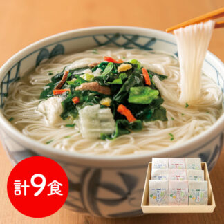 坂利製麺所 ベジタリアン にゅうめん 3種9食 奈良 そうめん