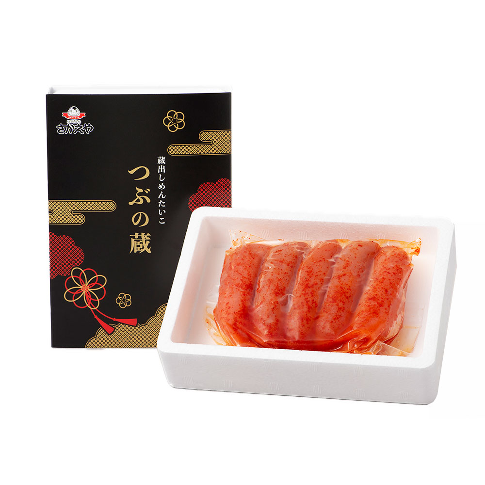 福岡「さかえや」蔵出しめんたいこ つぶの蔵 あごだし明太子 350g - 画像 (2)