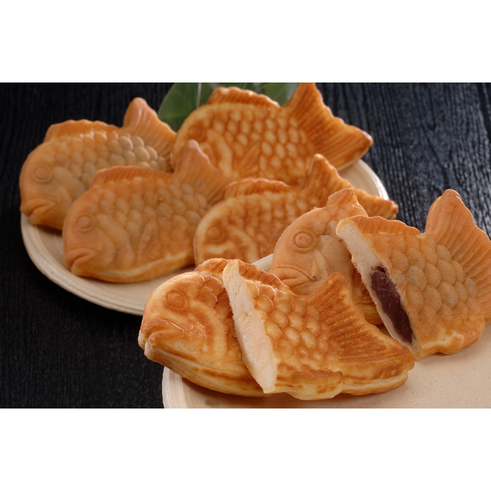 たい焼き 粒あん&カスタード 13個セット 北海道十勝産小豆使用 個包装 冷凍