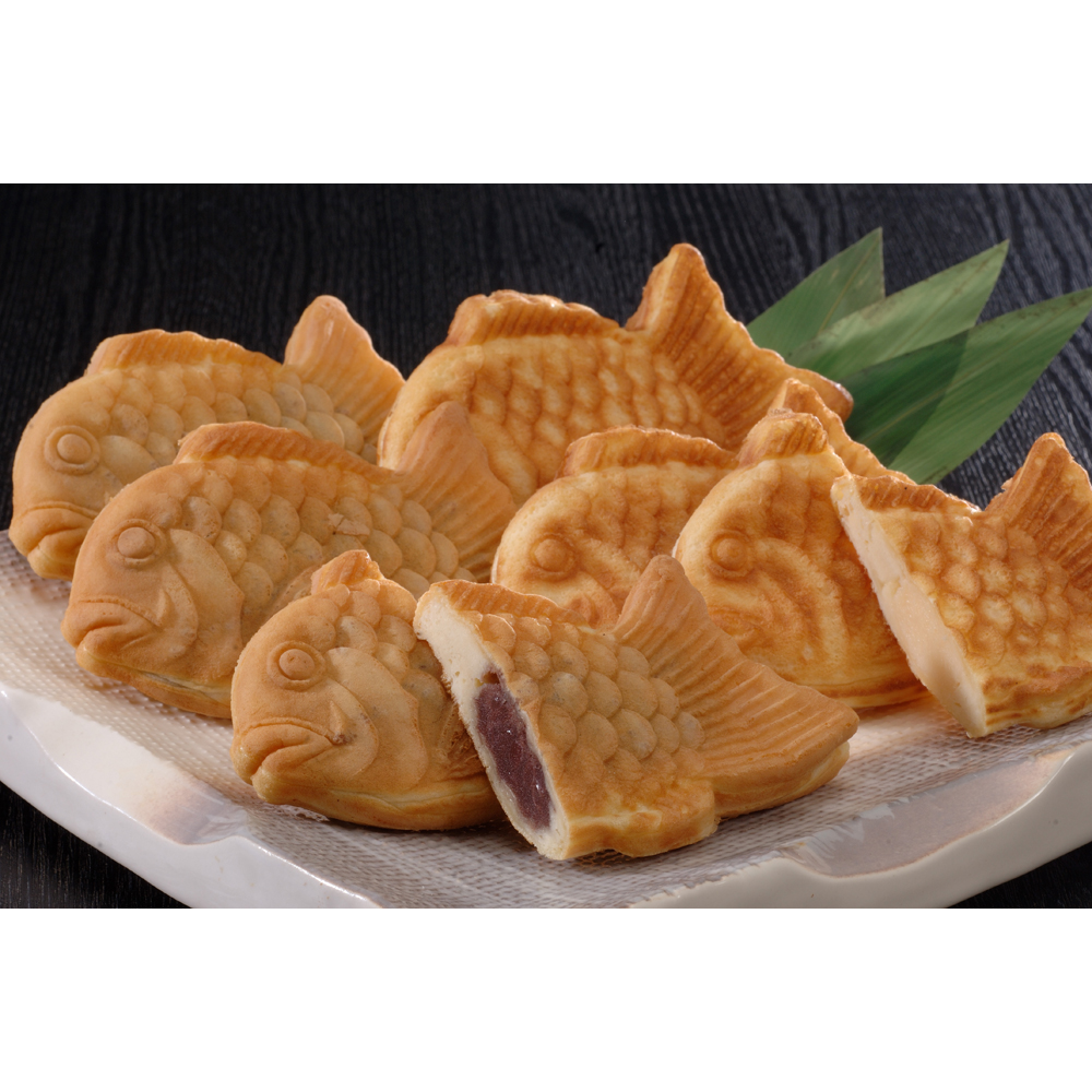 たい焼き 粒あん&カスタード 13個セット 北海道十勝産小豆使用 個包装 冷凍 - 画像 (2)