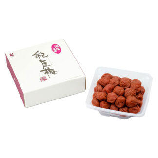 紀州南高梅 紀匠梅 減塩しそ漬 550g 角樽入り 梅干し