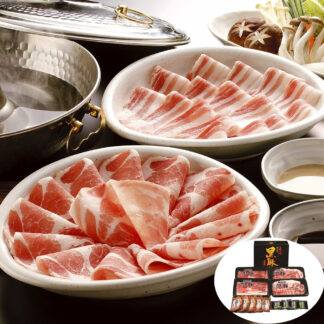 鹿児島黒豚しゃぶしゃぶ＆味噌漬詰合せ｜南州農場