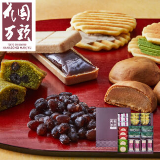 花園万頭 花園銘菓詰合せ ぬれ甘なつと 最中 煎餅 東京土産