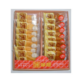 埼玉 七越製菓 旨みそせんべい 16枚 個包装 和菓子 ギフト 手土産