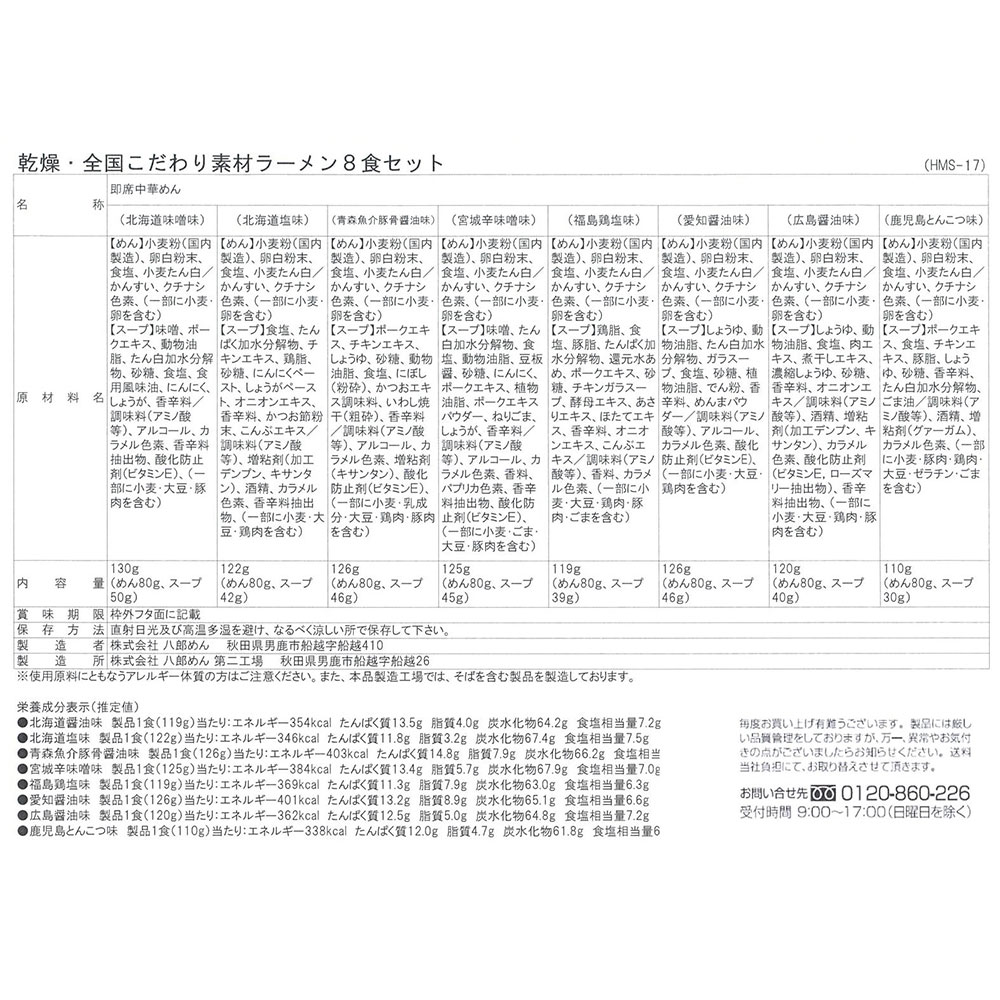全国こだわり素材ラーメン8食セット グルメ ギフト - 画像 (2)