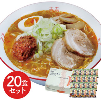 宮城辛味噌ラーメン20食セット 生麺風 低温熟成乾燥麺 ご当地グルメ