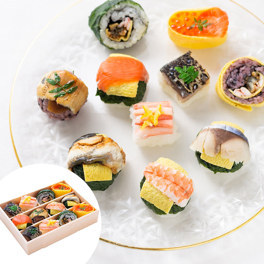 梅守本店 手鞠わさび葉寿し 12個 惣菜 ギフト わさび寿司