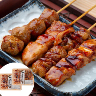 国産焼鳥盛り合わせ タレ付 レンジ加熱済 時短 簡単調理 冷凍