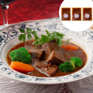 大阪 ノワ・ド・ココ まるごと牛タンシチュー 220g×3袋