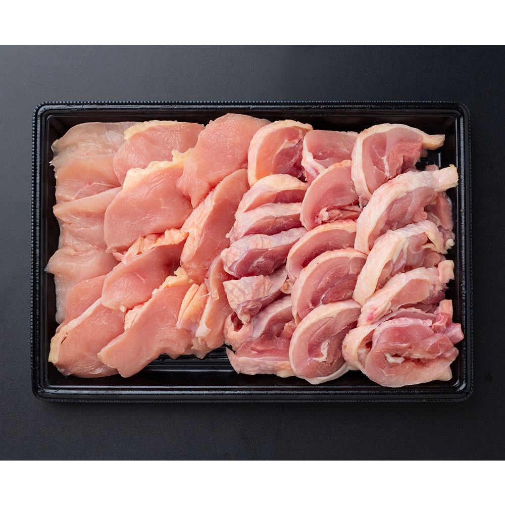 土佐はちきん地鶏 水炊き用 モモ肉 ムネ肉 500g 高知県産 冷凍 - 画像 (2)