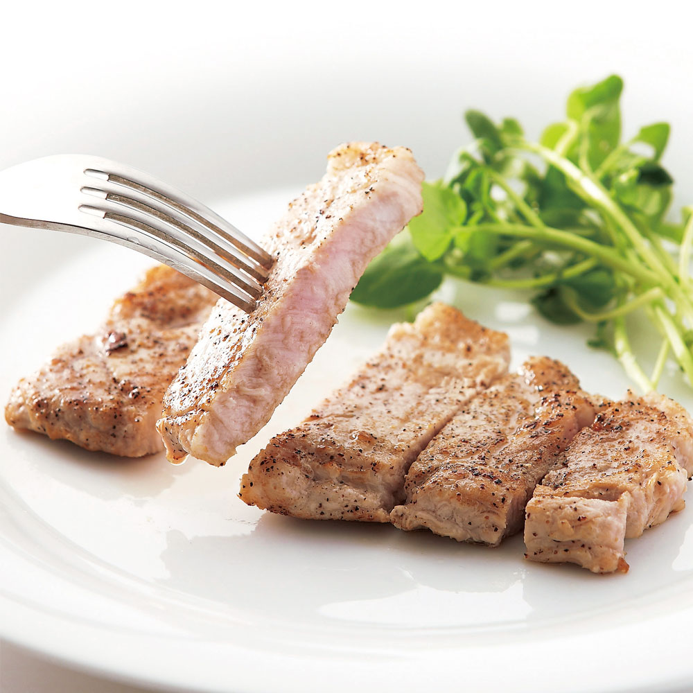 沖縄琉球ロイヤルポーク ロースステーキ 320g (80g×4枚) 冷凍 - 画像 (7)