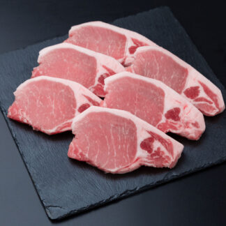 沖縄琉球ロイヤルポーク ロースステーキ 80g×6枚 肉質きめ細かく柔らかい