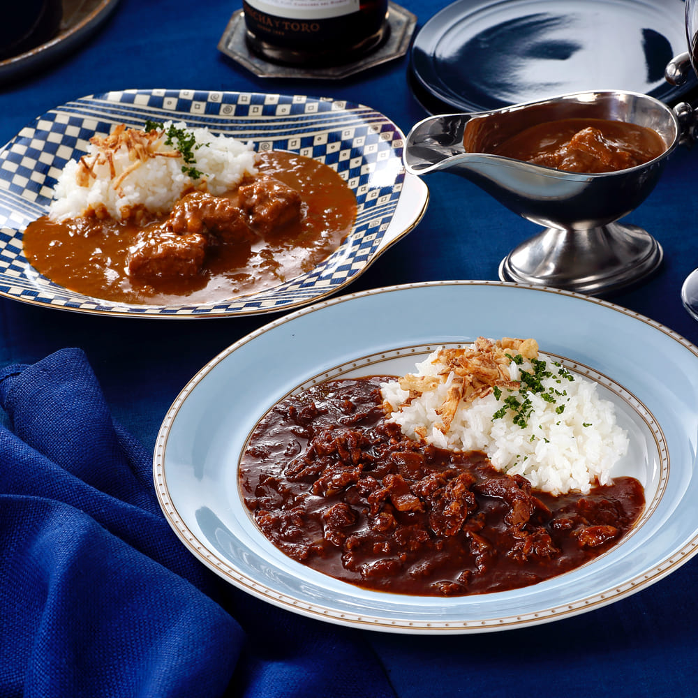 神戸元町 アシエット ハッシュドビーフ&ビーフカレー 200g×各2個セット 冷凍 - 画像 (2)