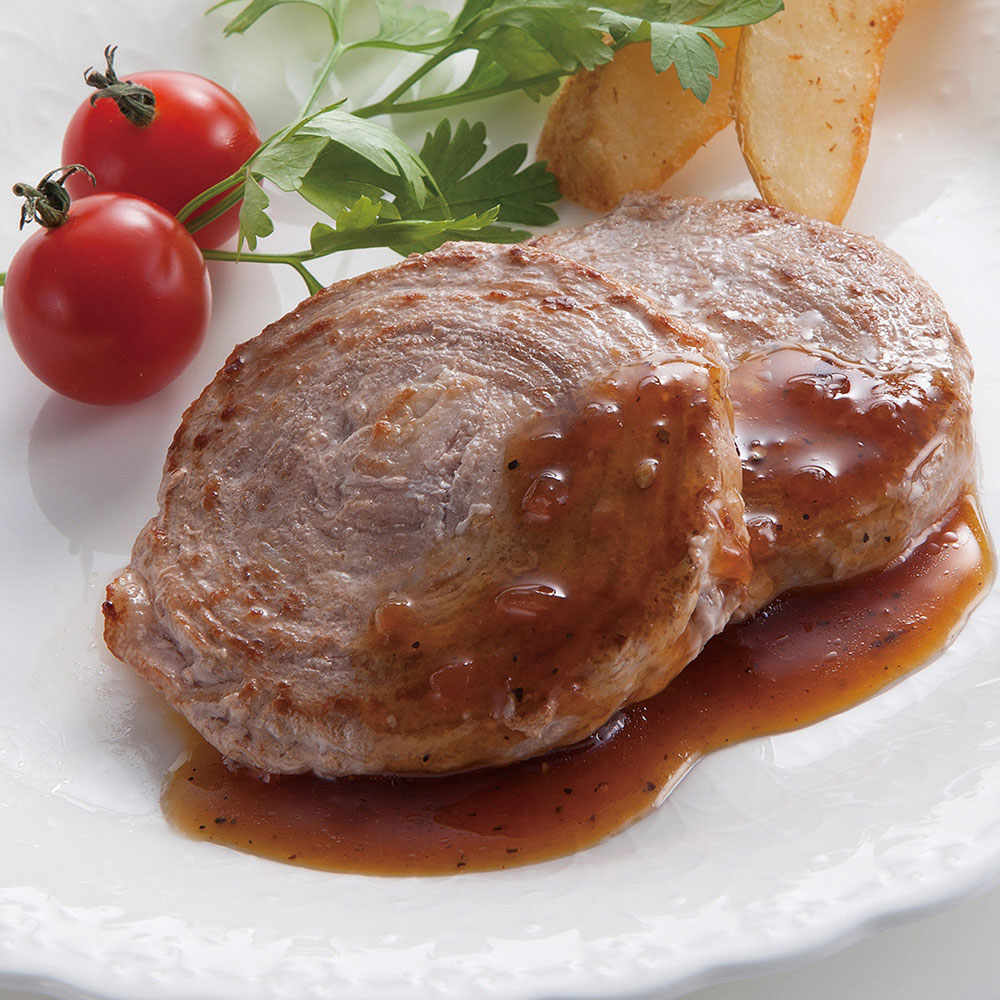 鹿児島県産黒豚ロールステーキ 60g×6個 冷凍 - 画像 (3)