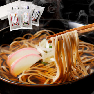 出雲そば こだわりセット 半生麺と飛魚だし 細麺 島根県産そば粉使用