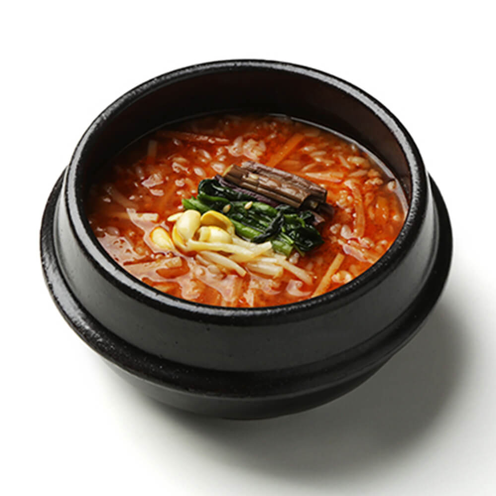 糖質0g ぷるんちゃん 大豆ミート ユッケジャンクッパ 12袋 レンジ 簡単 - 画像 (5)