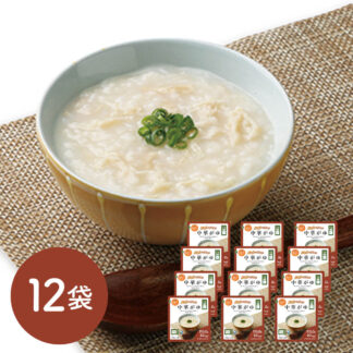 糖質0gぷるんちゃん 中華がゆ 国産蒸し鶏 レトルト 200g×12袋