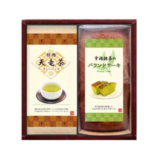 宇治抹茶パウンドケーキと煎茶ギフトセット｜天竜茶