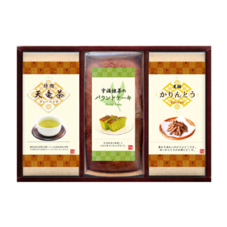 宇治抹茶パウンドケーキと天竜茶詰合せ｜贈り物に最適