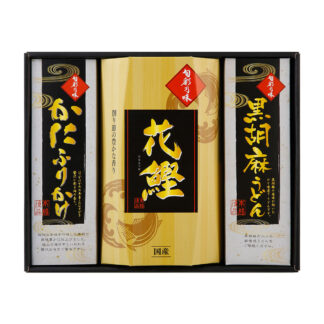 和匠選 味わいギフト 黒胡麻うどん かつお節 海苔ふりかけ