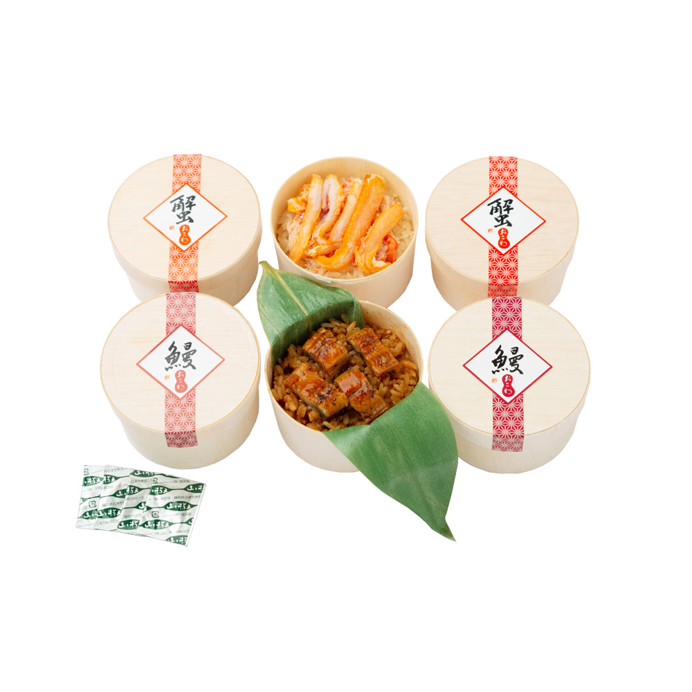 うなぎおこわ&かにおこわセット 贅沢ごはん 詰め合わせ ギフト - 画像 (3)