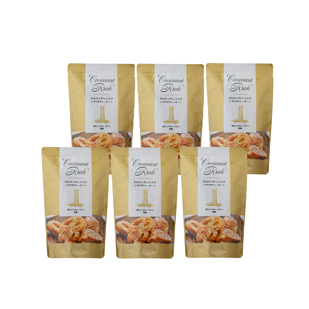 横浜ロイヤルパークホテル クロワッサンラスク6個セット ザクザク食感 - 画像 (2)