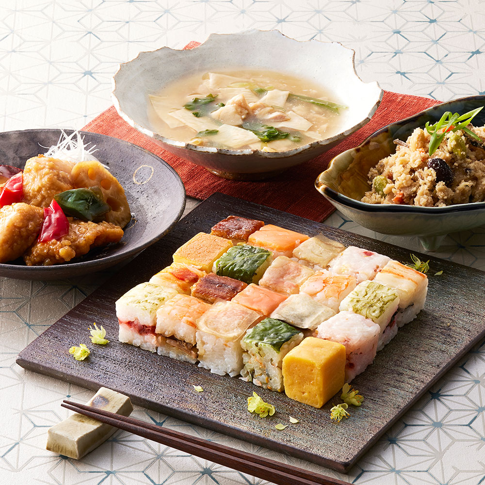 梅の花 なみはや寿司と和惣菜セット 惣菜 ギフト 冷凍 - 画像 (4)