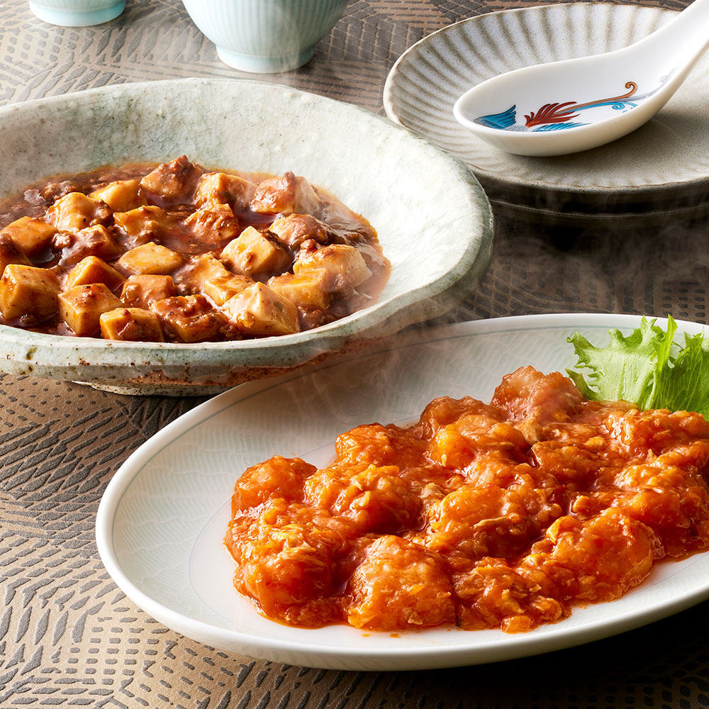 菰田欣也監修 本格中華セット エビチリソース 麻婆豆腐 冷凍惣菜 - 画像 (4)