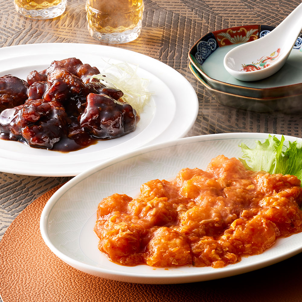 菰田欣也監修 本格中華セット エビチリソースと黒酢酢豚 - 画像 (4)