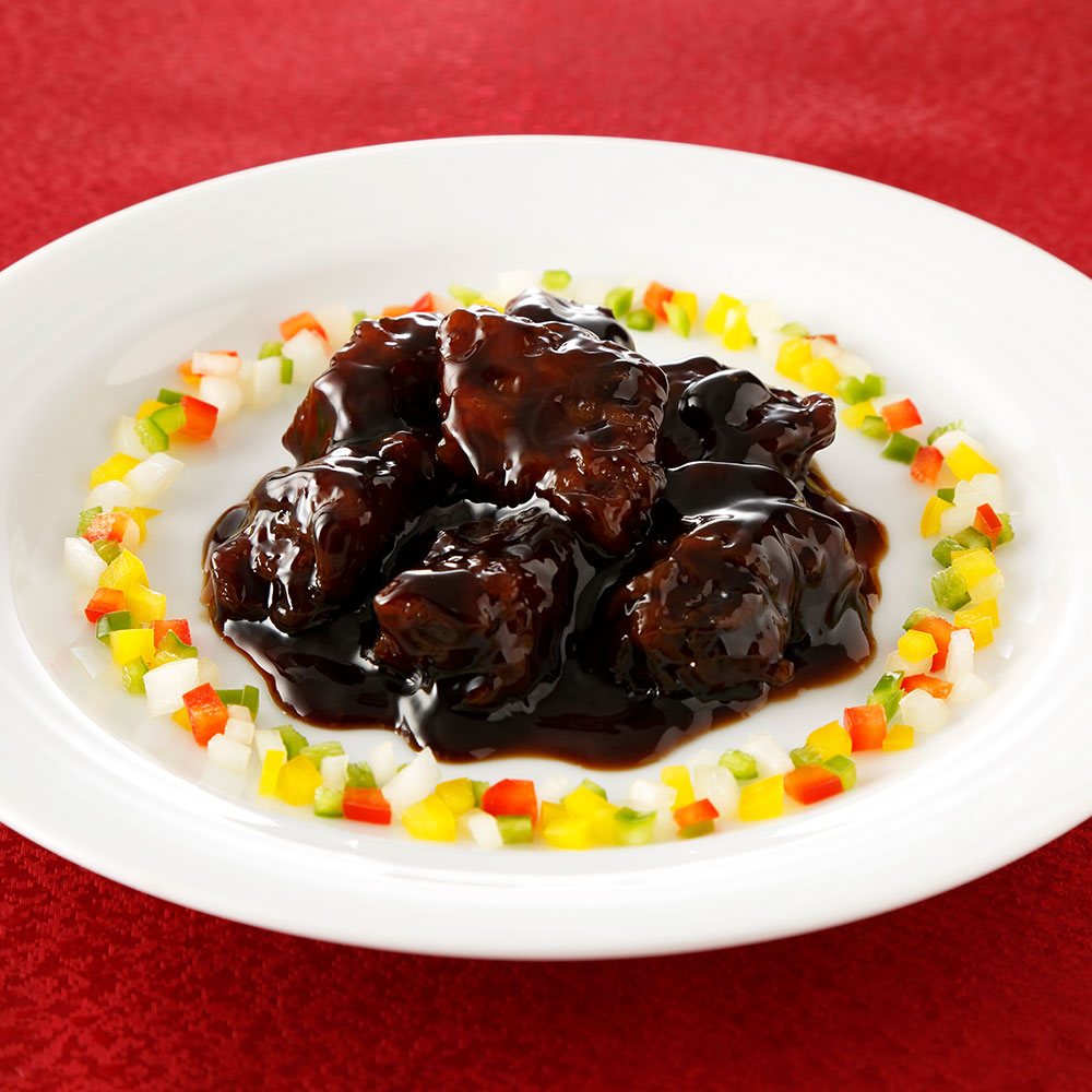 菰田欣也監修 黒酢酢豚4食セット 冷凍惣菜 中華 簡単調理 - 画像 (4)