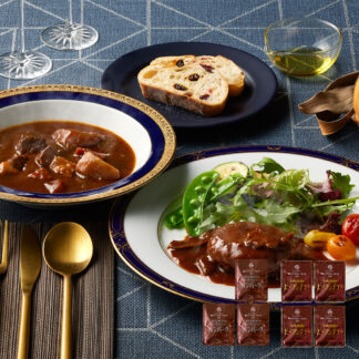 横浜ロイヤルパークホテル監修 シチュー＆ハンバーグセット 送料無料