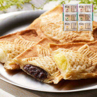 十勝クロワッサン鯛焼き3種セット 北海道産 つぶあん ミルク カスタード