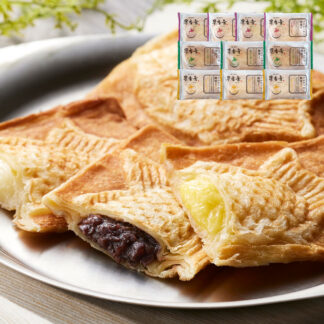 十勝クロワッサン鯛焼き3種セット 北海道産 つぶあん ミルク カスタード