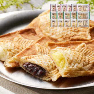 十勝クロワッサン鯛焼き3種セット 北海道産 つぶあん ミルク カスタード