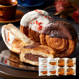 クロワッサンロール2種セット カスタード＆チョコ 蔵家 送料無料