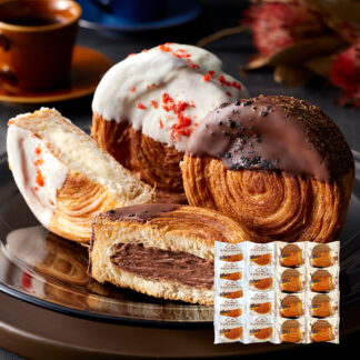 クロワッサンロール2種セット カスタード＆チョコ 蔵家 送料無料